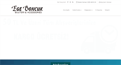 Desktop Screenshot of egeboncuk.com